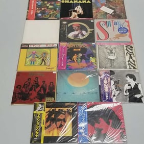 14 Santana record albums incl some Japan press