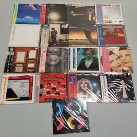 17 record albums Japan press: Air Supply, Billy Joel, Camel, Elton John, Eagles, Joe Walsh, etc.