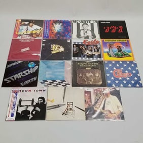 15 record albums some Japan press- Paul McCartney, The Police, Jefferson Starship, Eric Clapton,