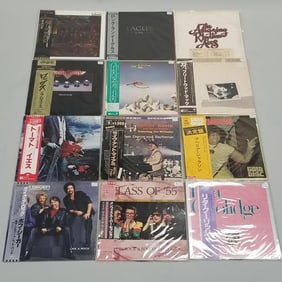 12 record albums some Japan press- Fleetwood Mac, Count Basie, Class of 55, Cahoots, Eagles,