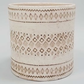 Bitossi- Italy- ceramic planter (few minor rim chips) 11 1/2"H 11 1/4"W