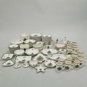 113 pieces Spode Christmas china