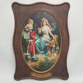 The Sharples Separator Co.- West Chester, PA advertising tin sign- self framed- approx. 39"H 28"