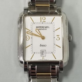 Raymond Weil Saxo Swiss watch with extra band (worn)