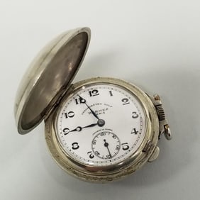 Hermes- Paris Swiss made 15 jewel pocket watch- approx. 38mm