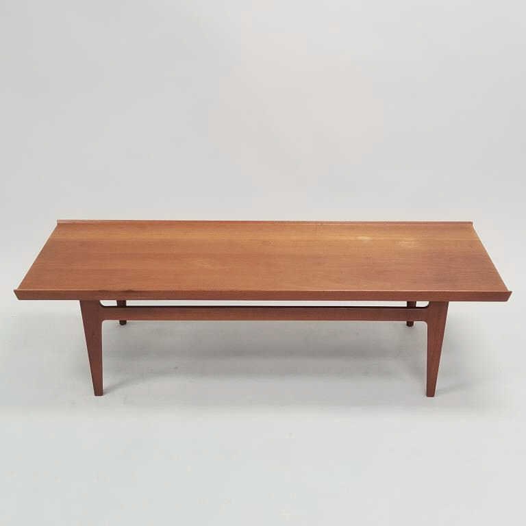Finn Juhl Danish teak coffee table- 15 1/2"H 57"W 21"D (1 of 10)