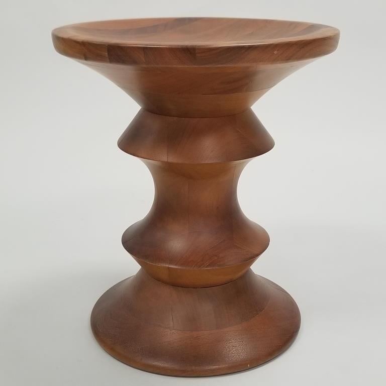 Charles & Ray Eames 'Time Life Stool' by Herman Miller- model A- unsigned (minor seam separation) (1 of 13)