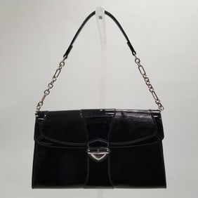 Louis Vuitton Lena Epi black patent leather purse- 7 1/2" x 12" x 1 3/4" (not including handle)