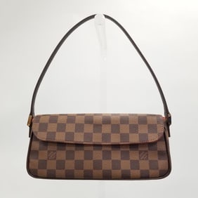 Louis Vuitton Recolator brown canvas handbag- 4 3/4" x 10 1/4" x 2 1/2" (not including strap)