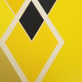 Larry Zox- attribution- serigraph- unsigned (loose in frame) 26 3/4"H 23"W framed O.D.