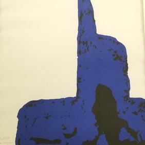 Stockdale pencil signed & dated January 1970 limited edition serigraph- 40/40- 35 1/2"H 27 3/4"W