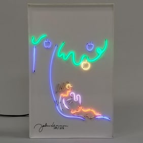 John Lennon kinetic neon collection- limited edition- 289/375( as seen- a few lights not working) 15