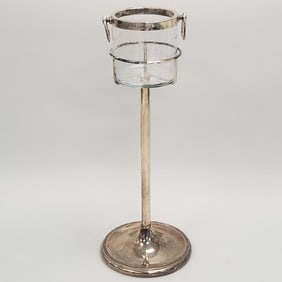 Champagne chiller on stand- 31 1/4"H 12"D