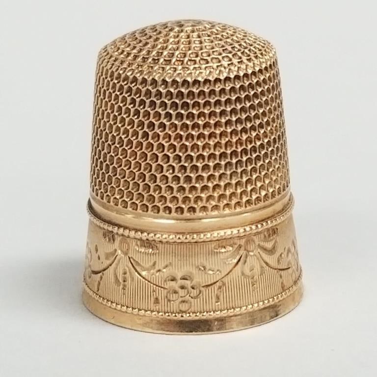 10k gold thimble: 2.8 grams (1 of 6)