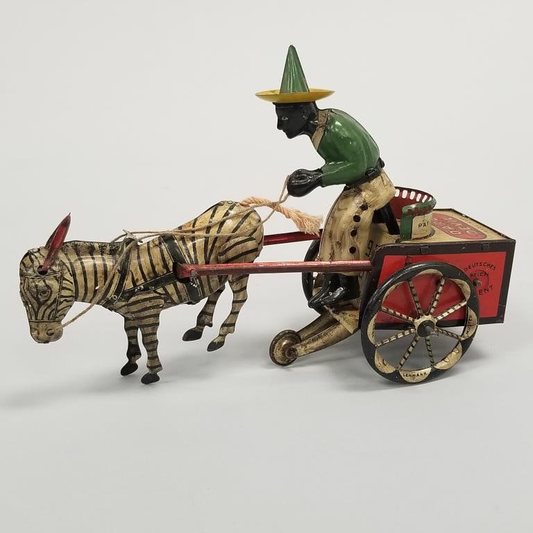 Lehmann tin Dare Devil toy- 4 1/2"H 8"L 3"W with key (working): Lehmann tin Dare Devil toy- 4 1/2"H 8"L 3"W with key (working)