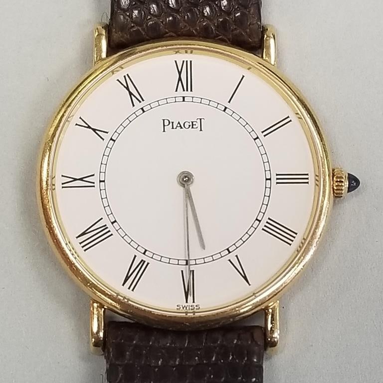 Piaget 18K gold watch- Altiplano (ref. 9025) automatic- 39mm- 28.2 g total weight incl. movement & (1 of 13)