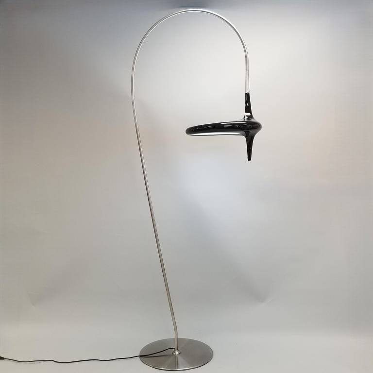 Unique modern Odue Astralis Quaia- Italy style arc floor lamp- approx. 93"H: Unique modern Odue Astralis Quaia- Italy style arc floor lamp- approx. 93"H