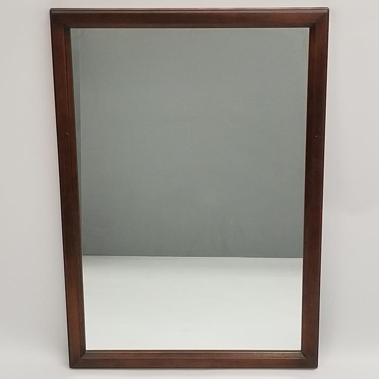 Lane walnut mirror- 27"H 39"W (1 of 6)
