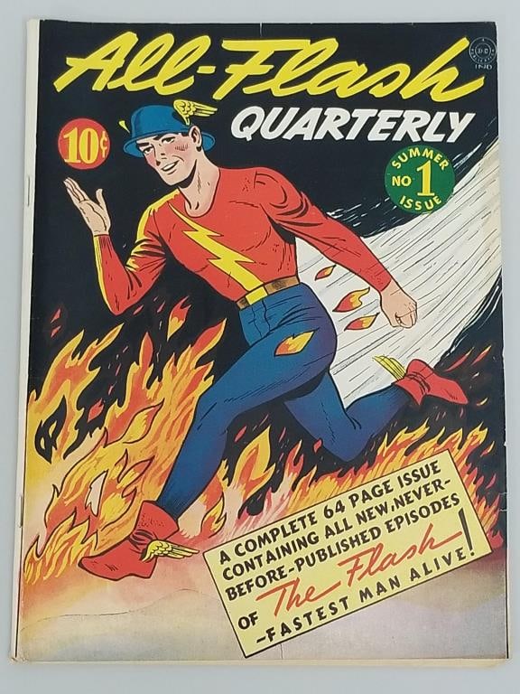 All-Flash Quarterly #1 comic book (Summer 1941) DC (1 of 9)