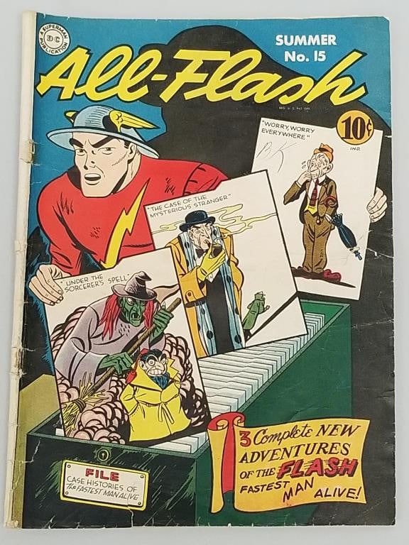 All-Flash Quarterly #15 comic book (Summer 1944) DC (1 of 13)