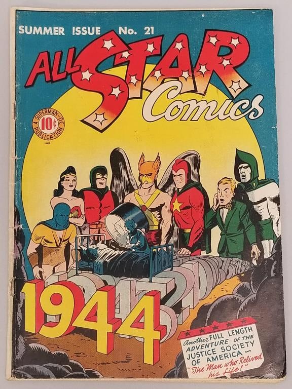 All Star Comics #21 comic book (Summer 1944) DC (1 of 11)