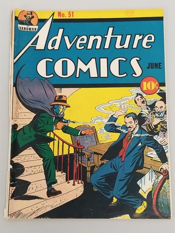 Adventure Comics #51 comic book (June 1940) DC- The Sandman (1 of 10)