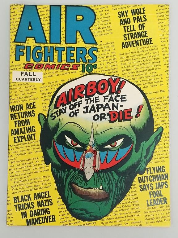 Air Fighters Comics Vol 2 #8 comic book (Fall 1944) Hillman Periodicals- Airboy (1 of 8)