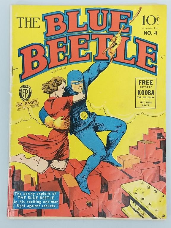The Blue Beetle #4 comic book (Fall 1940) Fox Publications (1 of 11)
