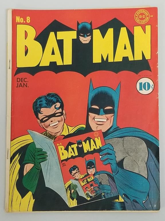 Batman #8 comic book (Dec 1941/Jan 1942) DC- Infinity Cover (1 of 13)
