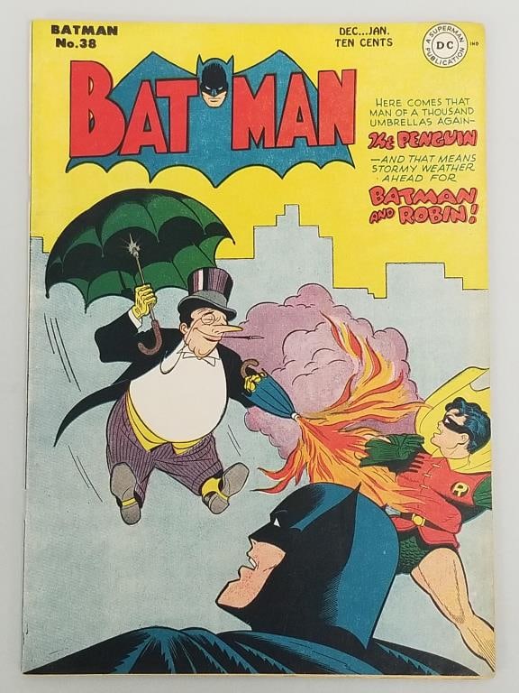 Batman #38 comic book (Dec/Jan 1946) DC- Penguin (1 of 11)