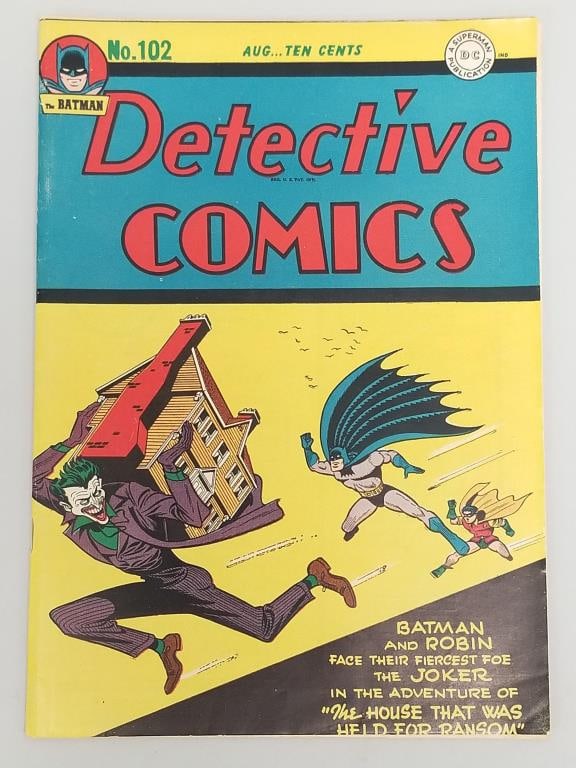 Detective Comics #102 comic book (Aug 1945) DC "The House That Was Held For Ransom" (1 of 12)