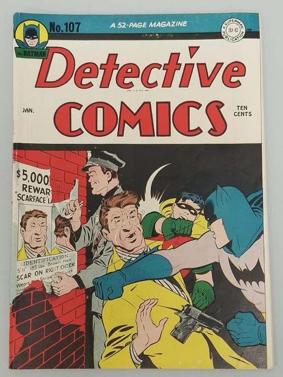 Detective Comics #107 comic book (Jan 1946) DC (1 of 12)