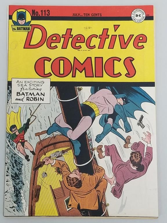 Detective Comics #113 comic book (Jul 1946) DC (1 of 14)