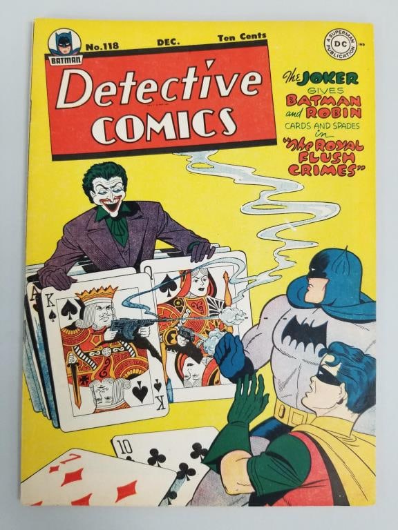 Detective Comics #118 comic book (Dec 1946) DC "The Royal Flush Crimes": Detective Comics #118 comic book (Dec 1946) DC "The Royal Flush Crimes"