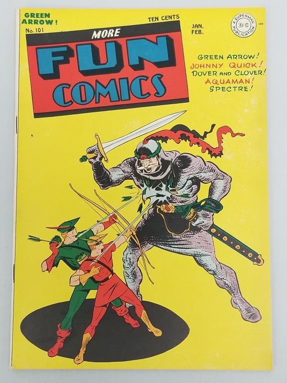 More Fun Comics #101 comic book (Jan-Feb 1945) DC - 1st Appearance of Super Boy (1 of 12)
