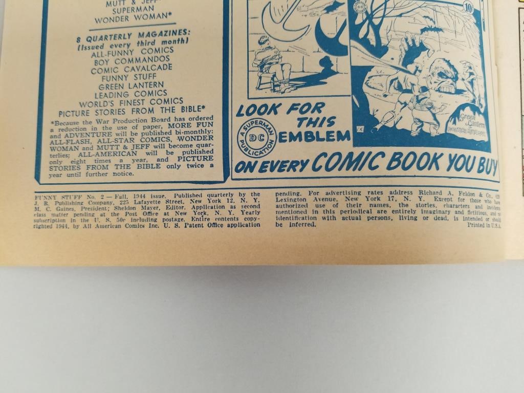 Funny Stuff #2 comic book (Fall 1944) DC - 4
