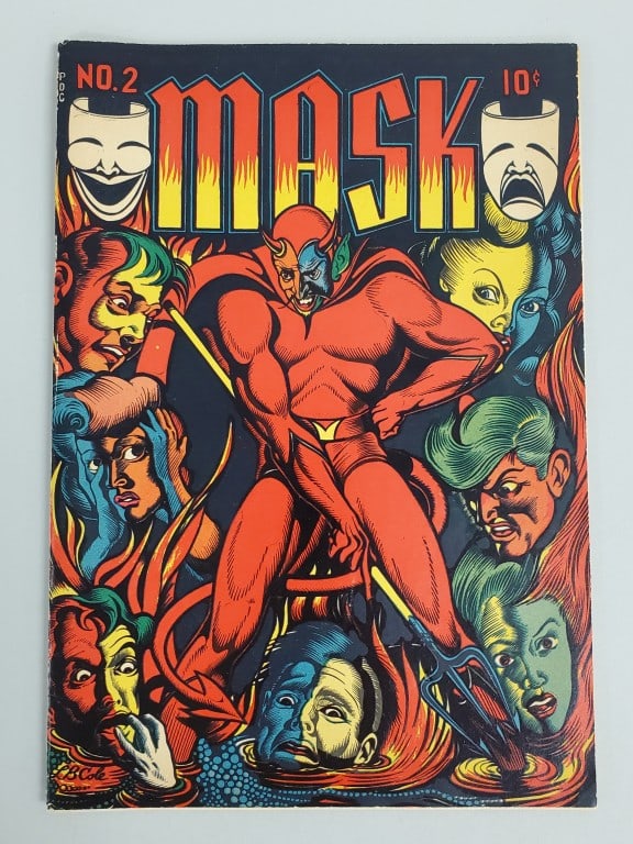 Mask #2 comic book (Fall 1945) Rural Publisher (1 of 13)