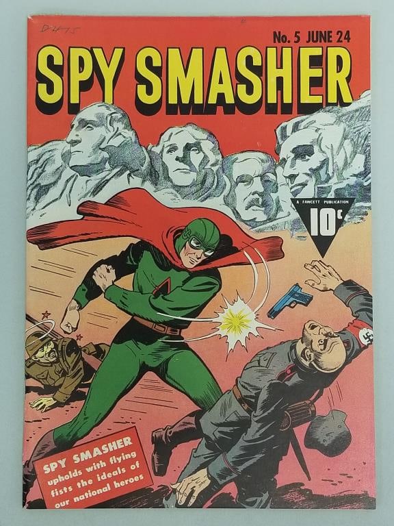 Spy Smasher #5 comic book (Jun 24 1942) Fawcett (1 of 10)