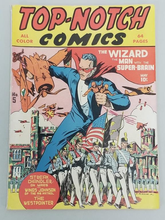 Top-Notch Comics #5 comic book (May 1940) M.L.J. (1 of 12)