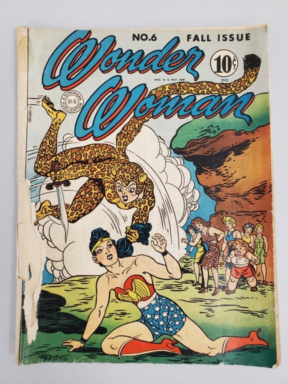 Wonder Woman #6 comic book (Fall 1943) DC (1 of 16)
