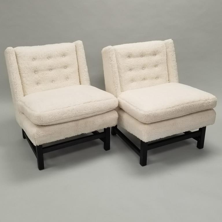 Pair of Dunbar by Edward Wormley lounge chairs- 33"H 27"W 29"D (1 of 15)