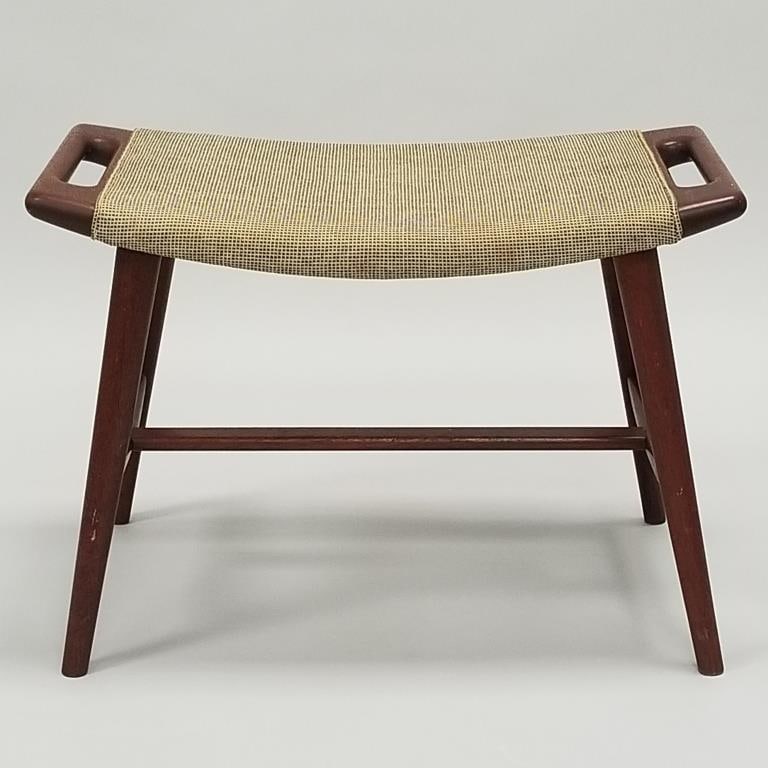 Hans Wegner for A. P. Stolen Copenhagen Denmark teak piano bench- 19"H 27 1/2"W 16"D (1 of 14)