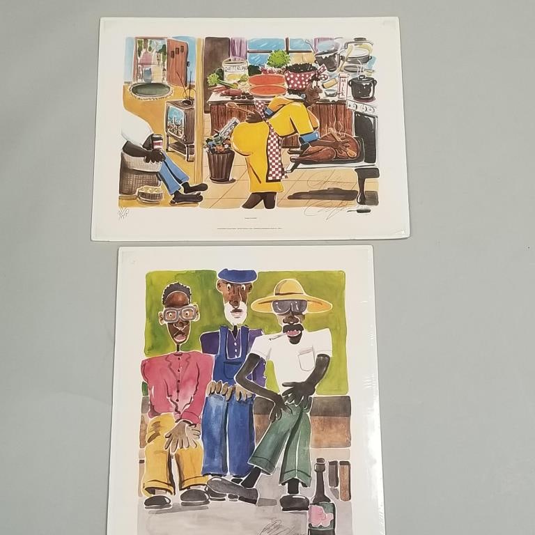2 Bernard Jackson pencil signed & numbered prints with C.O.A. - 23"H 29"W paper size largest: 2 Bernard Jackson pencil signed & numbered prints with C.O.A. - 23"H 29"W paper size largest