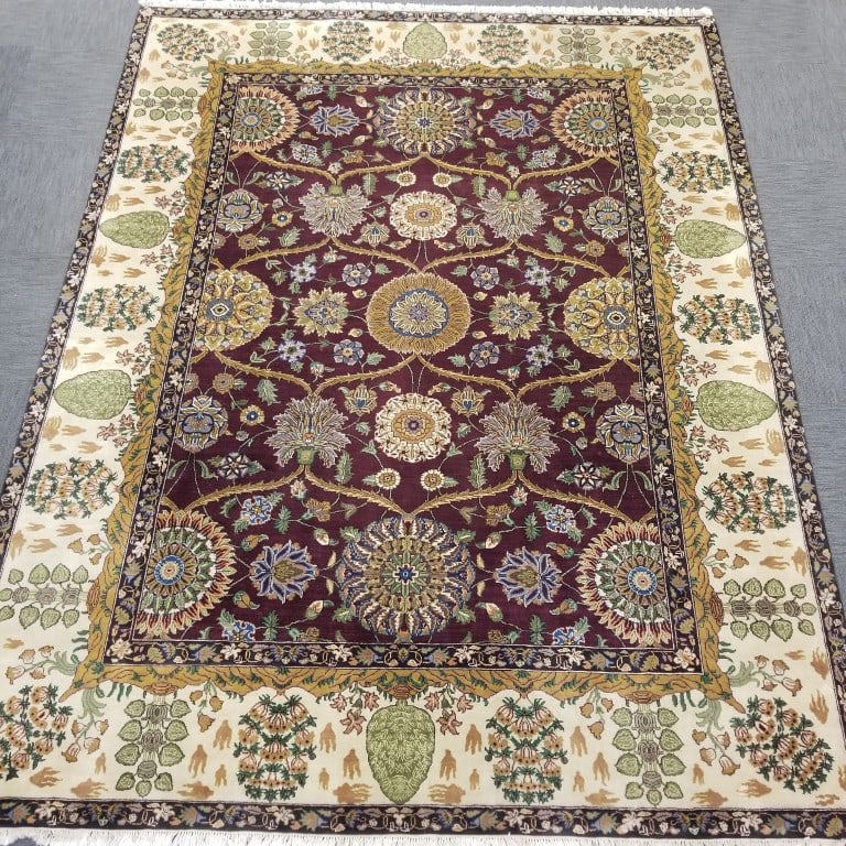 Contemporary Stickley William Morris style handmade wool rug- 9' x 12' (1 of 15)