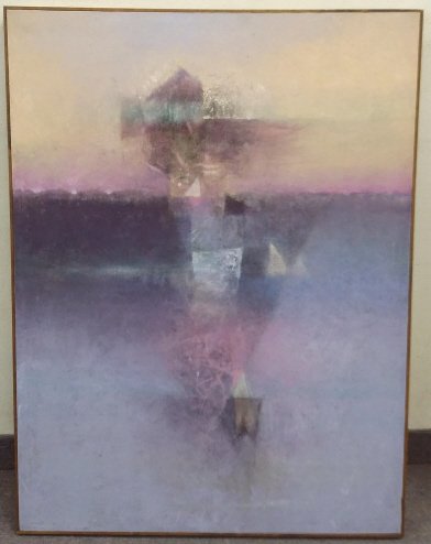 Framed signed John Gary Brown oil on canvas- Amalfi (1 of 6)