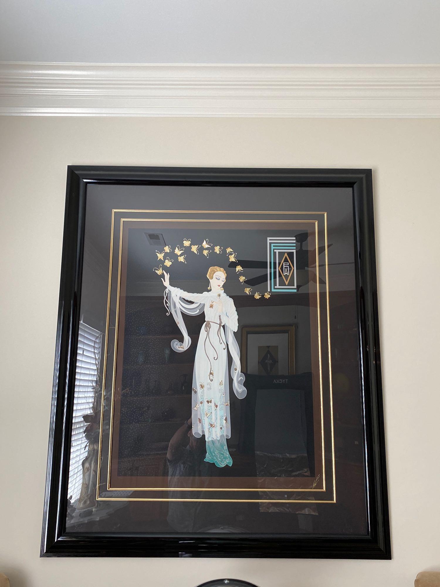 Erte (1892-1990) Limited Edition Hand Signed Serigraph (1 of 4)