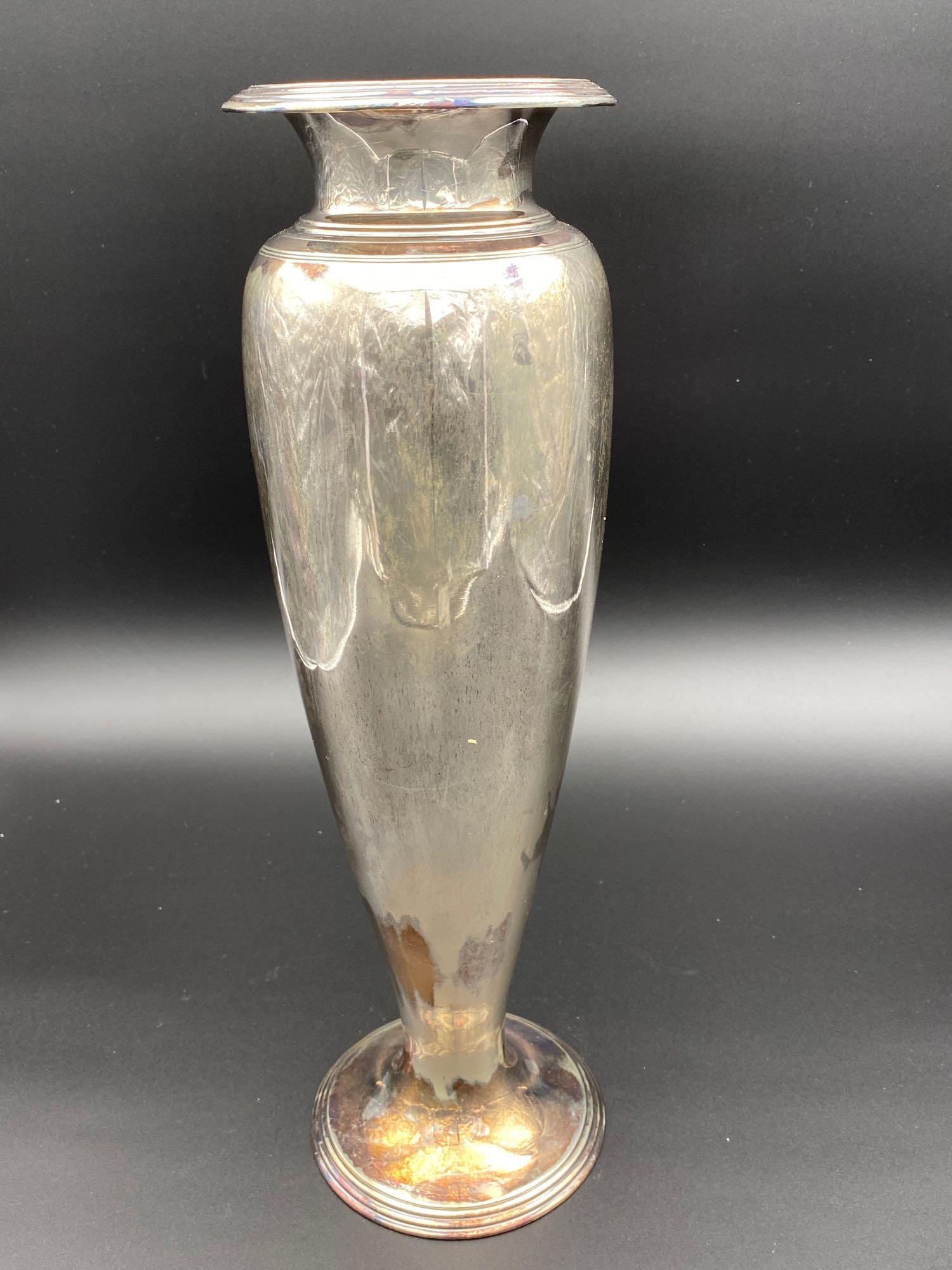 Large Tiffany & Co. Sterling Silver Vase c.1909 (1 of 5)