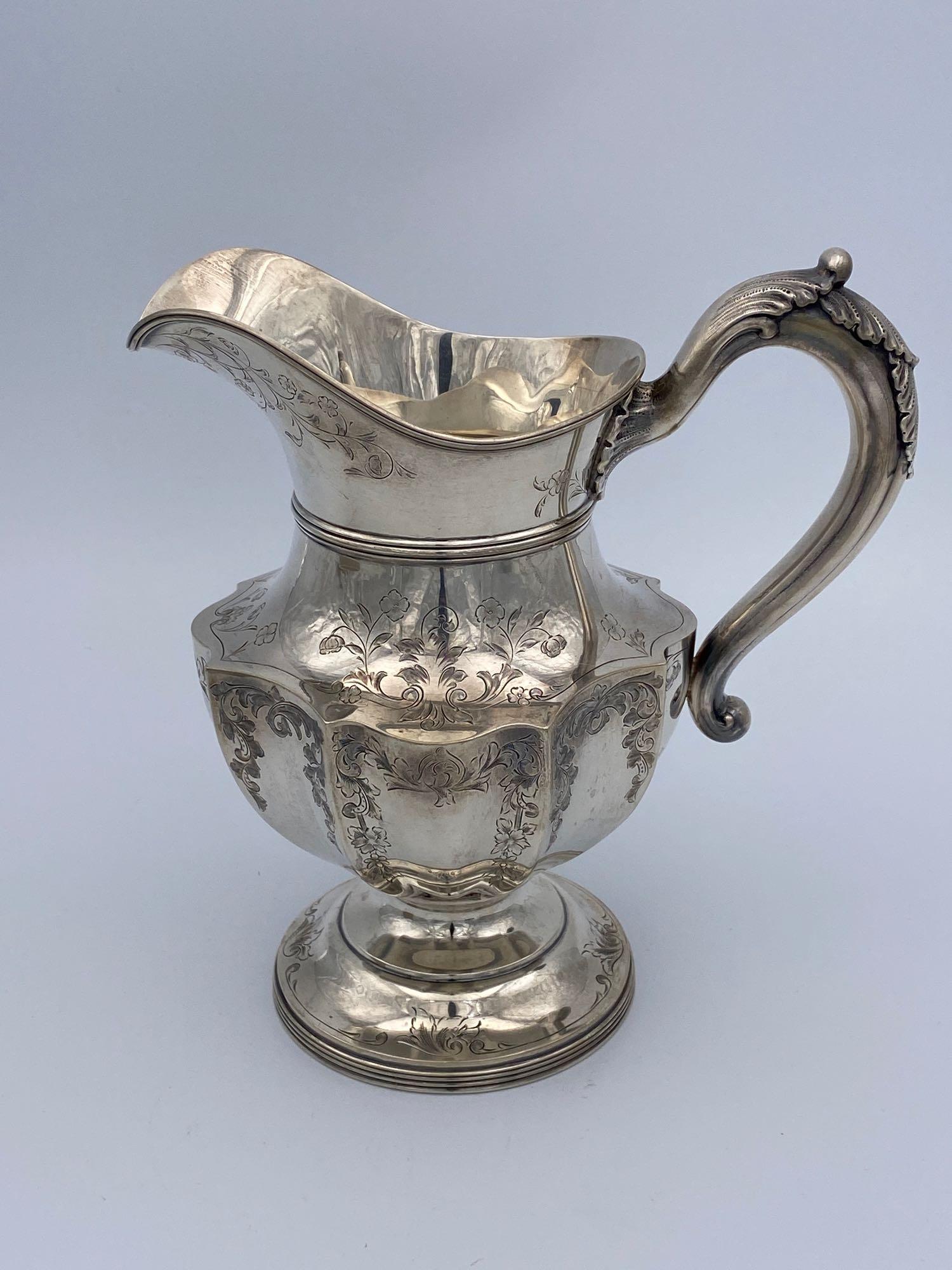 1890's Meridian Britannia Co. Sterling Silver Pitcher (1 of 10)