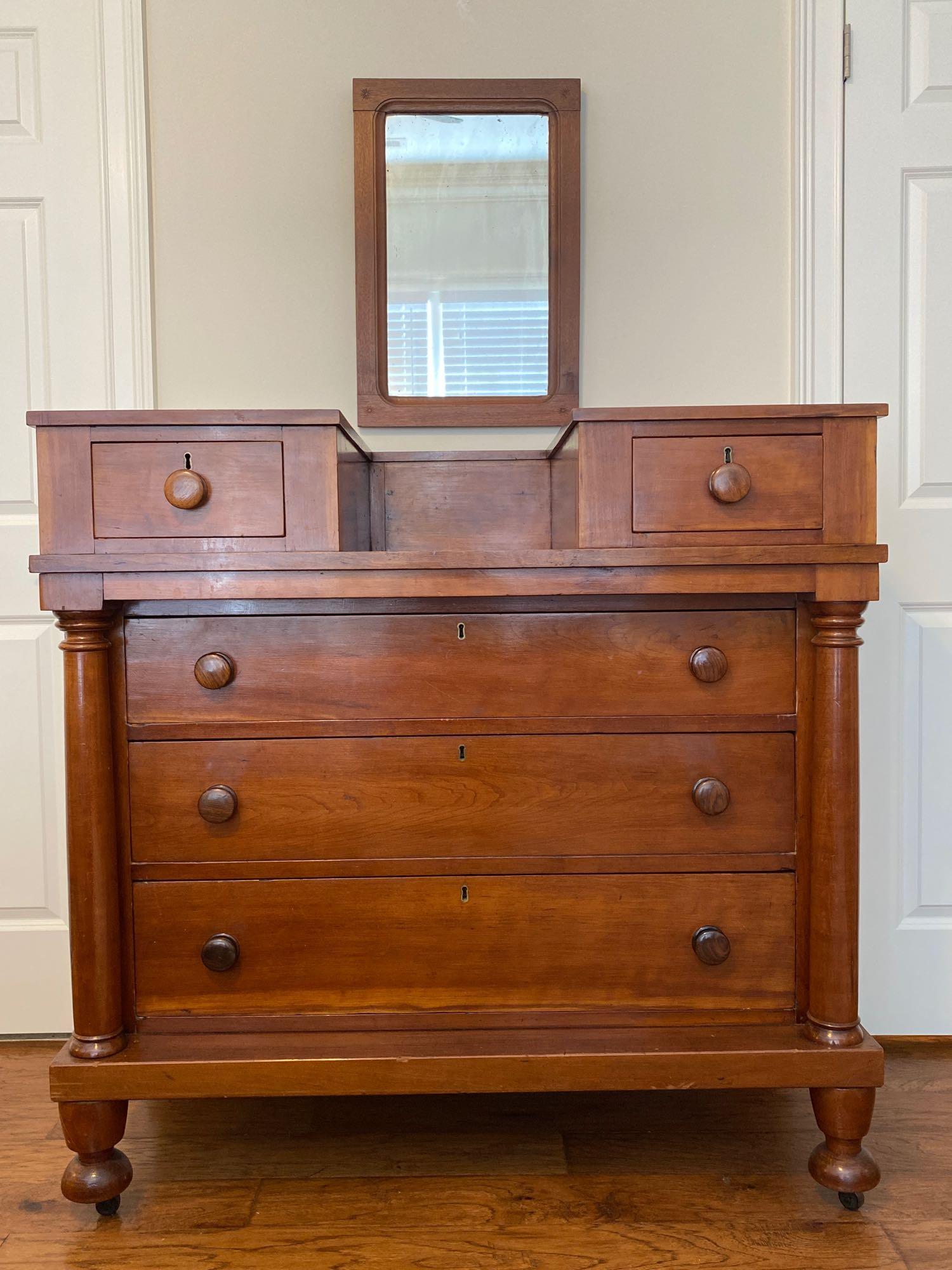 c. 1850 Eastern US Chest of Drawers (1 of 19)