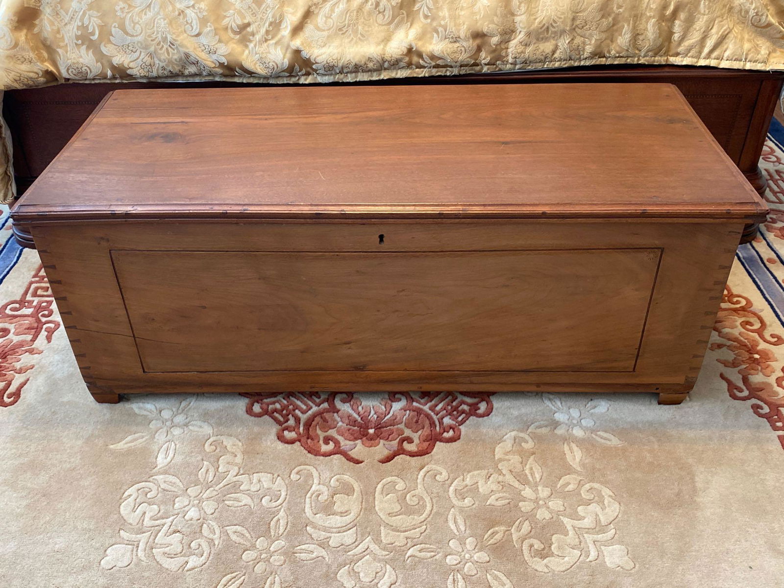1830's Walnut Pennsylvania or Ohio Blanket Chest (1 of 14)